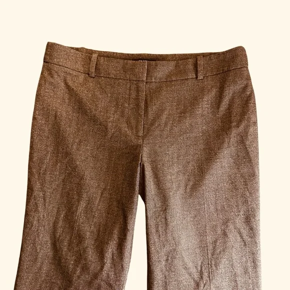 Ann Taylor brown virgin wool blend trouser pants Size 12 - Picture 3 of 13